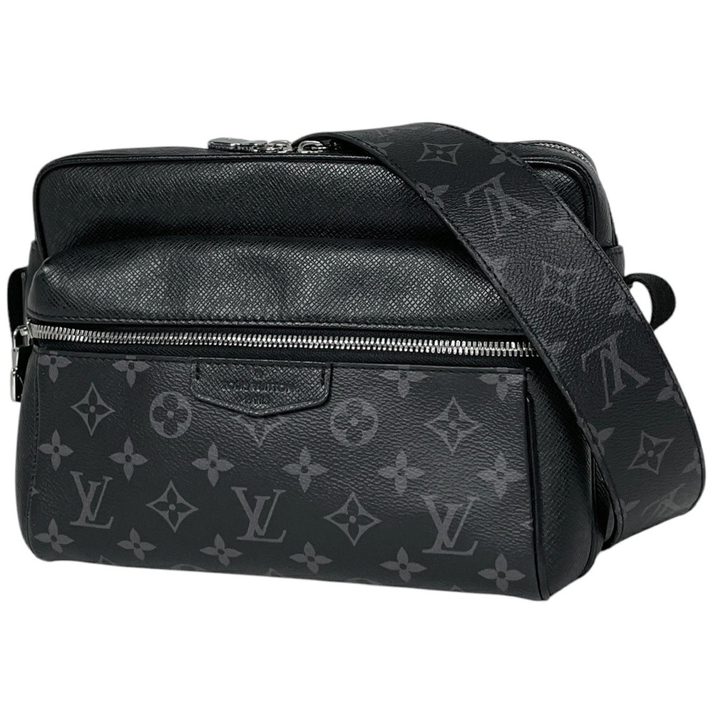Louis Vuitton Outdoor Messenger Shoulder Bag Taigarama Noir Black
